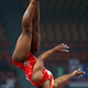 Illustration for article titled Thighlighted Gymnast Upends The Competition